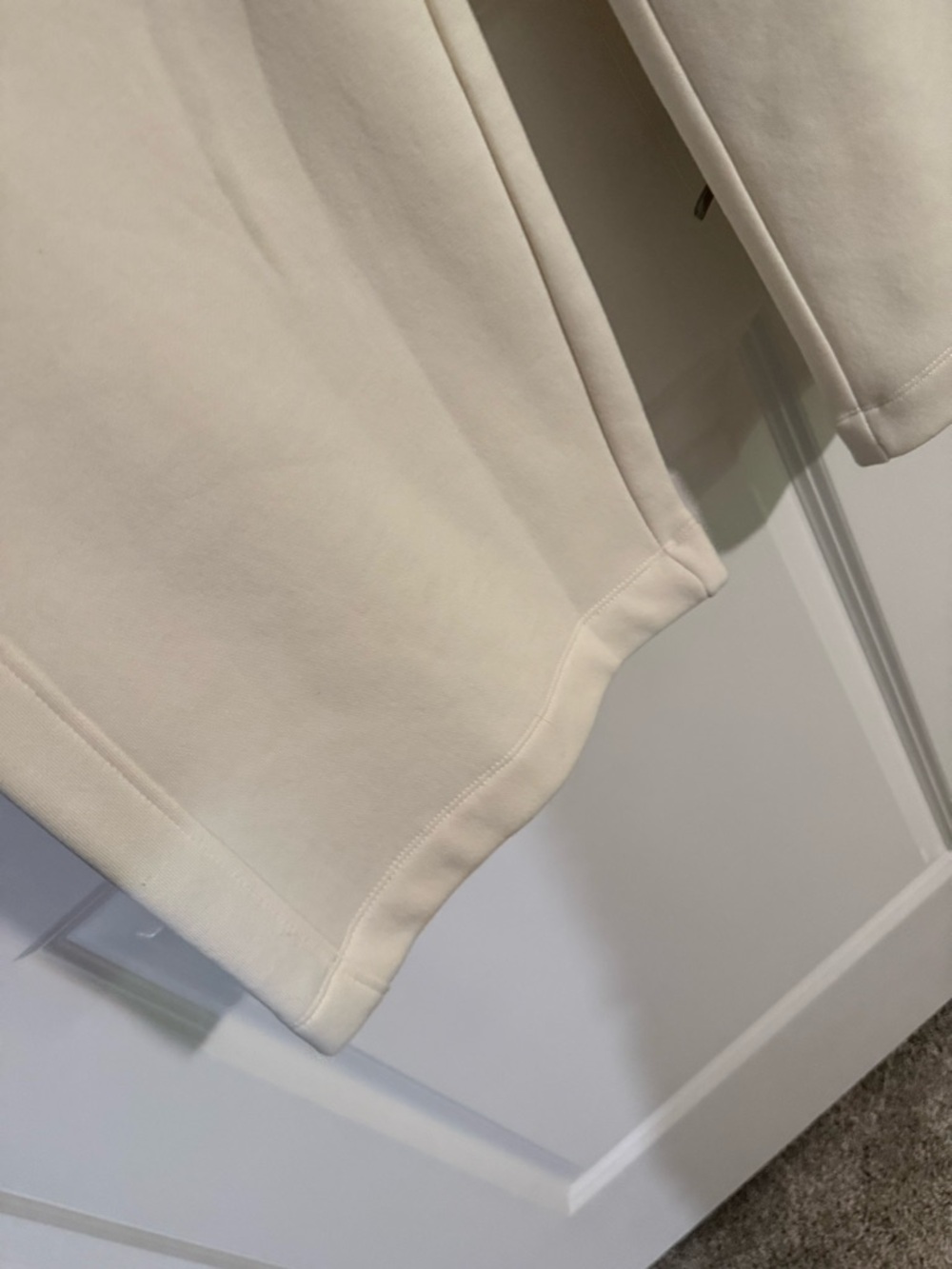 NWT ZARA Cream Sweatshirt & Wide-Leg Sweatpants Set - Size Small - Oversized - Picture 3 of 12